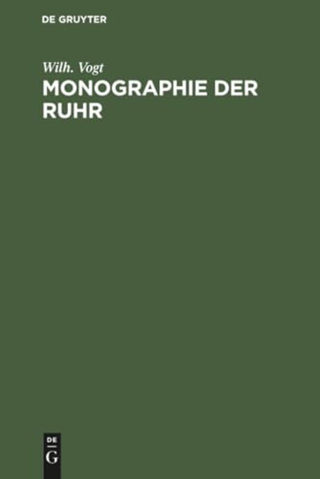 Monographie der Ruhr