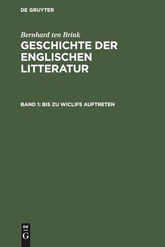 Bis zu Wiclifs Auftreten