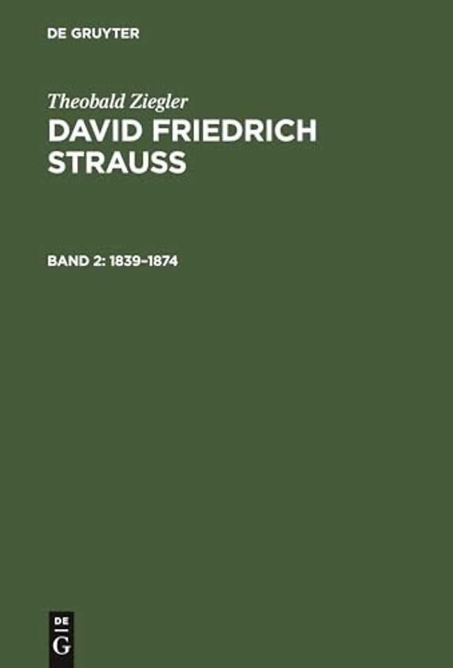 1839–1874 – Mit einem Bild von Strauβ aus seinem 58. Lebensjahr