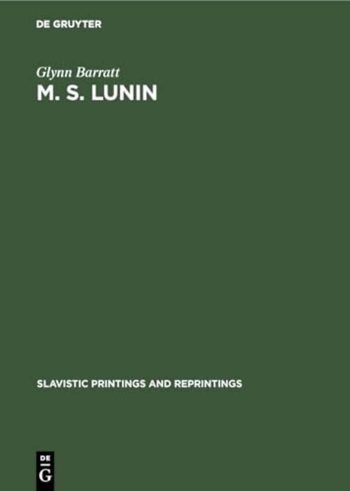 M. S. Lunin – Catholic Decembrist