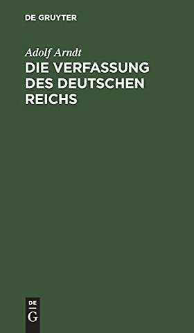 Die Verfassung des Deutschen Reichs – Mit Einleitung und Kommentar
