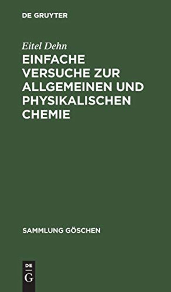 Einfache Versuche zur allgemeinen und physikalis – 371 Versuche