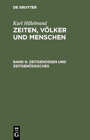 Zeitgenossen und Zeitgenössisches
