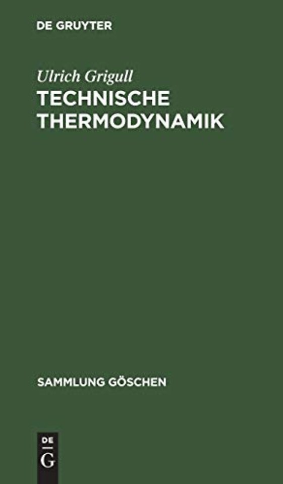 Technische Thermodynamik