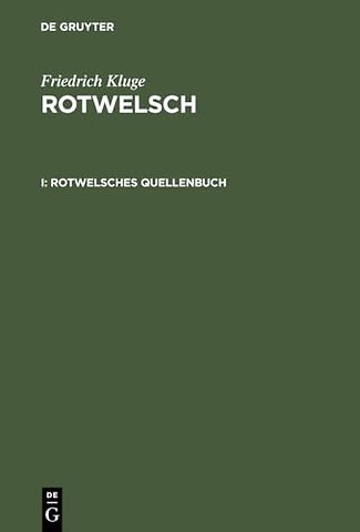 Rotwelsches Quellenbuch