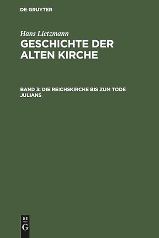 Die Reichskirche bis zum Tode Julians
