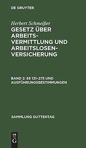 §§ 131-275 Und Ausfuhrungsbestimmungen