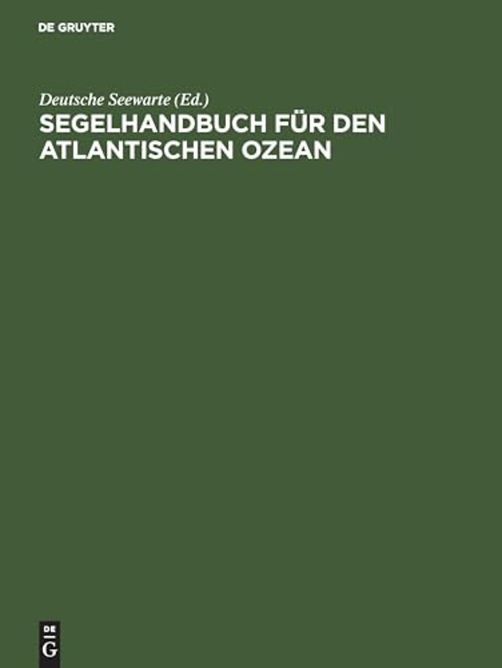 Segelhandbuch für den Atlantischen Ozean