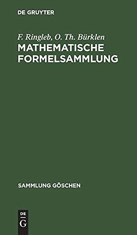 Mathematische Formelsammlung