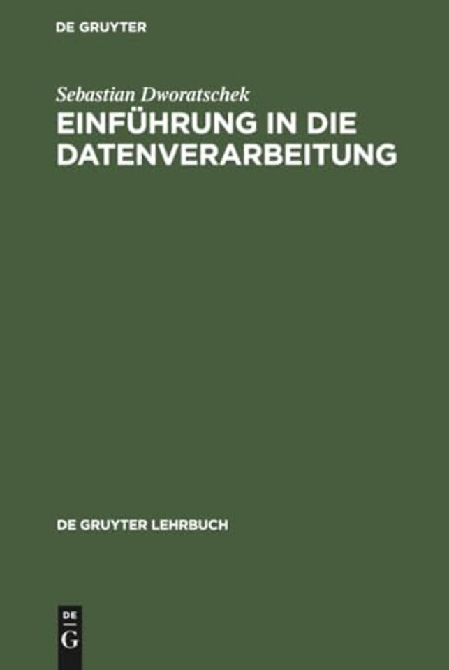 Einfuhrung in die Datenverarbeitung
