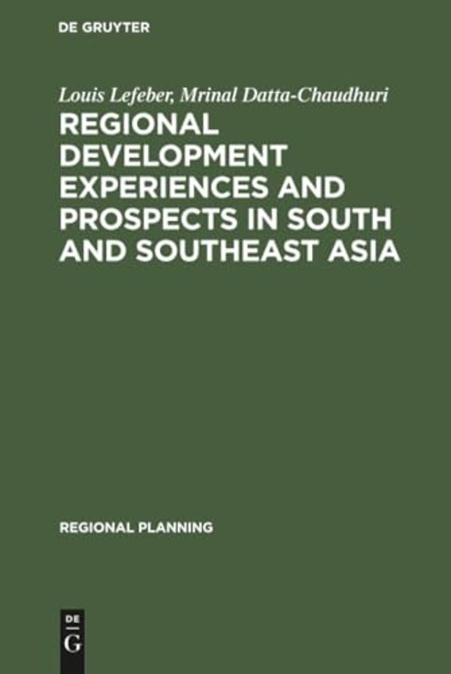 Regional development experiences and prospects in South and Southeast Asia