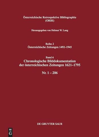 Chronologische Bilddokumentation der österreichi – Nr. 1–206