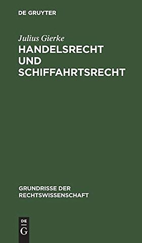 Handelsrecht und Schiffahrtsrecht