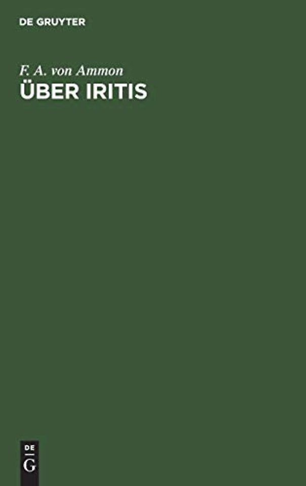 Über Iritis – 6 Bücher