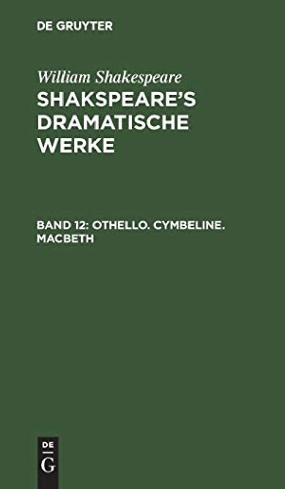 Othello. Cymbeline. Macbeth