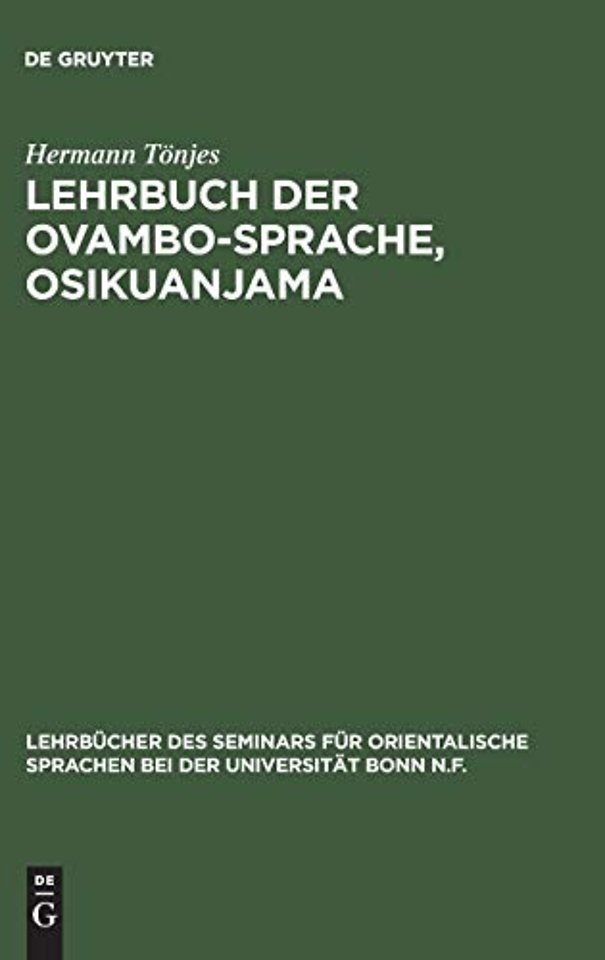 Lehrbuch der Ovambo–Sprache, Osikuanjama