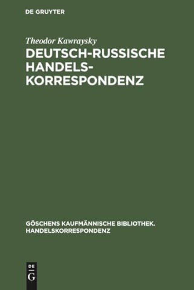 Deutsch–russische Handelskorrespondenz