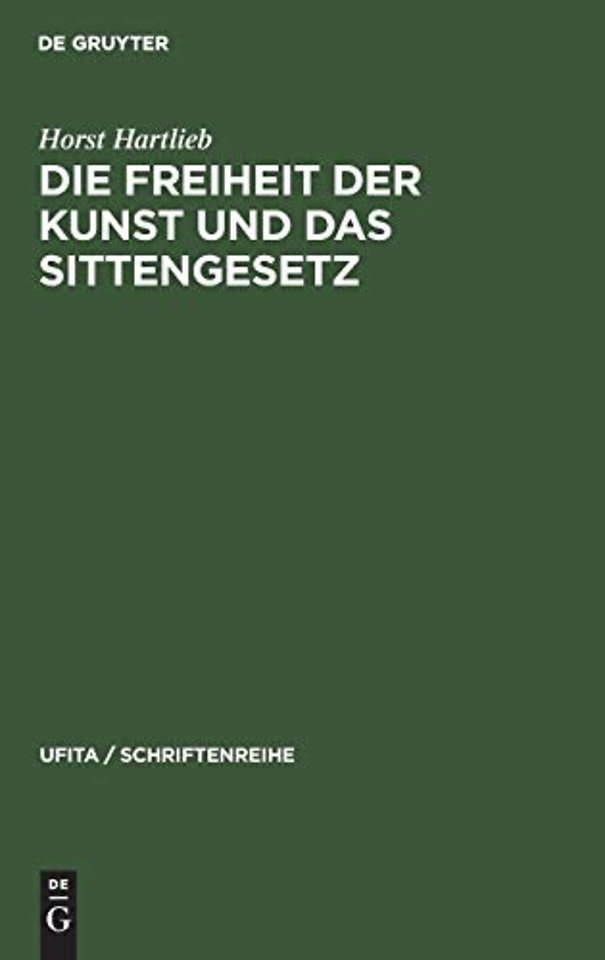 Die Freiheit Der Kunst Und Das Sittengesetz