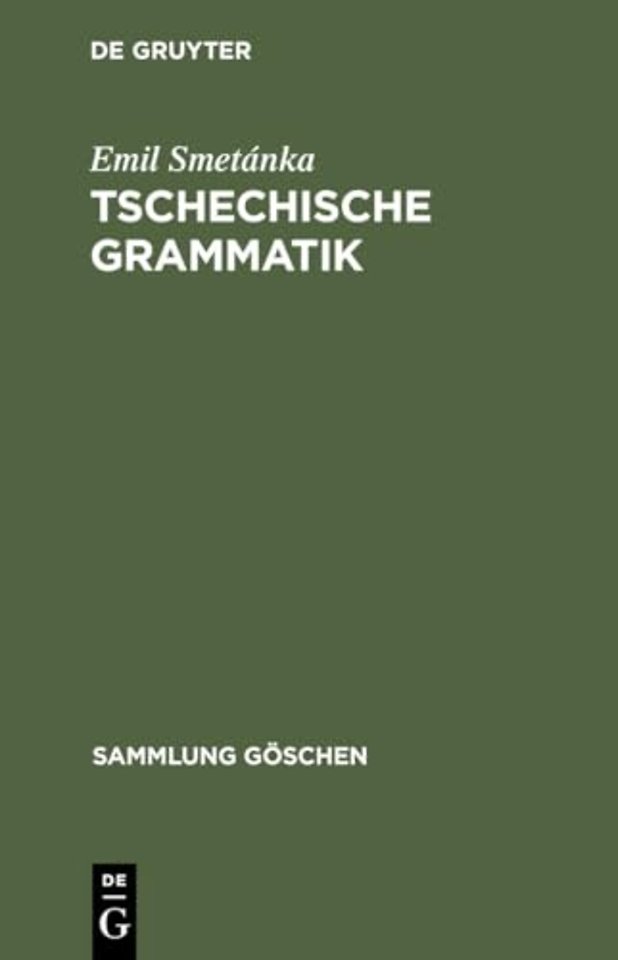 Tschechische Grammatik
