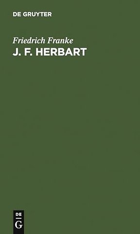 J. F. Herbart – Grundzüge seiner Lehre
