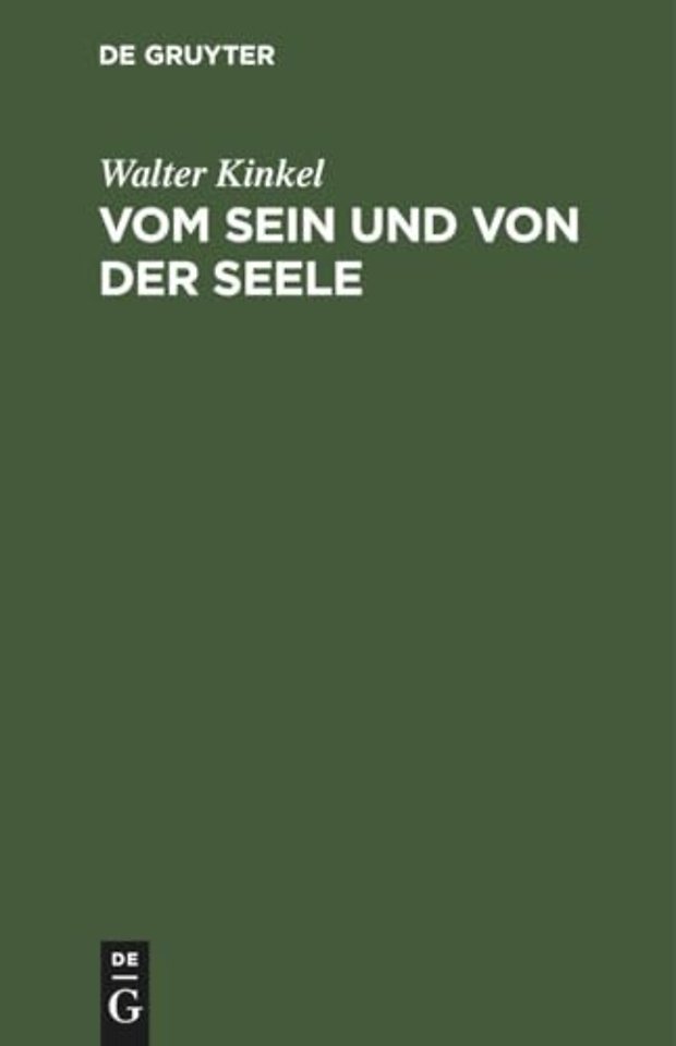 Vom Sein und von der Seele – Gedanken eines Idealisten
