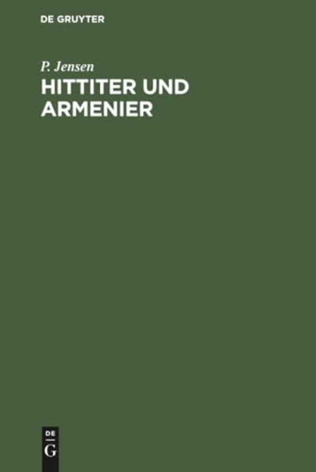 Hittiter und Armenier