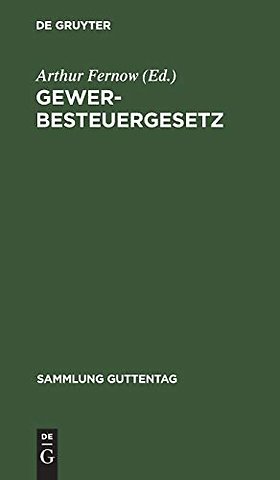 Gewerbesteuergesetz – vom 24. Juni 1891