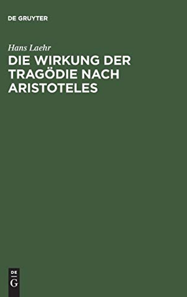 Die Wirkung der Tragödie nach Aristoteles