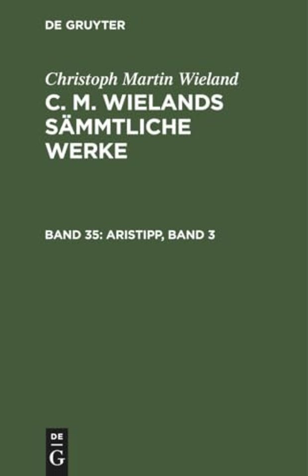 Aristipp, Band 3