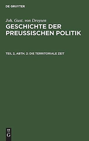 Die territoriale Zeit