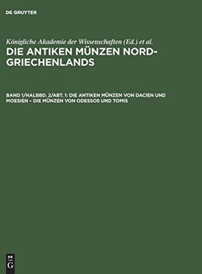 Die antiken Munzen von Dacien und Moesien – Die Munzen von Odessos und Tomis