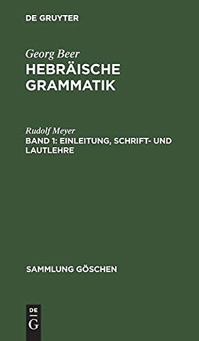 Einleitung, Schrift– und Lautlehre