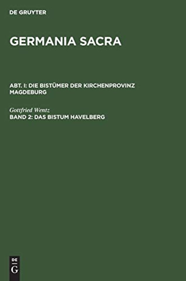 Das Bistum Havelberg