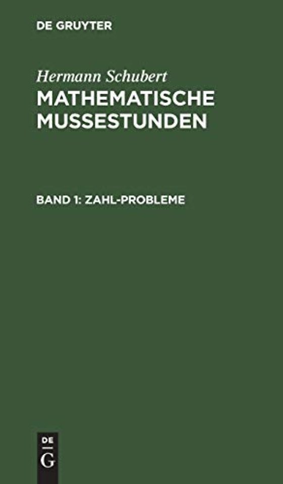 Zahl–Probleme