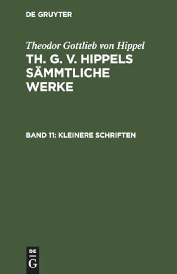 Kleinere Schriften