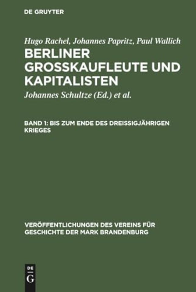 Bis zum Ende des Dreiβigjährigen Krieges