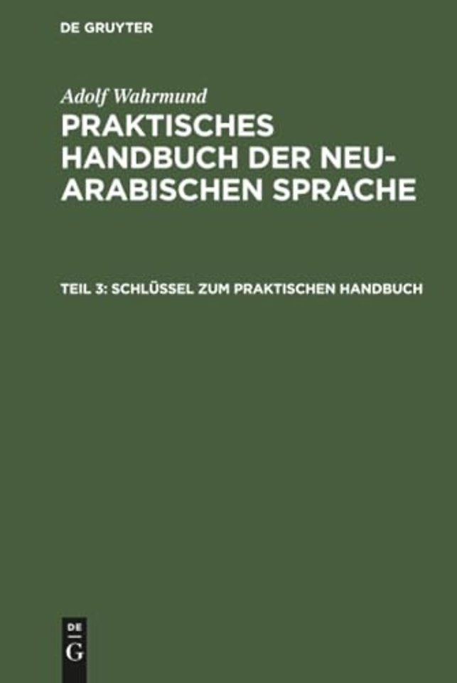 Schlussel Zum Praktischen Handbuch