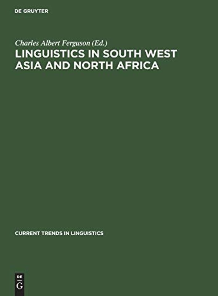 Linguistics in South West Asia and North Africa