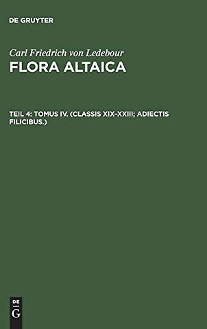 Tomus IV. (Classis XIX–XXIII; Adiectis filicibus.)