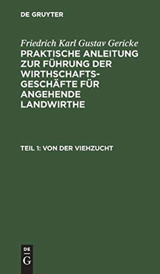Von der Viehzucht