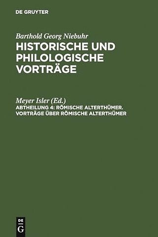 Vorträge über römische Alterthümer
