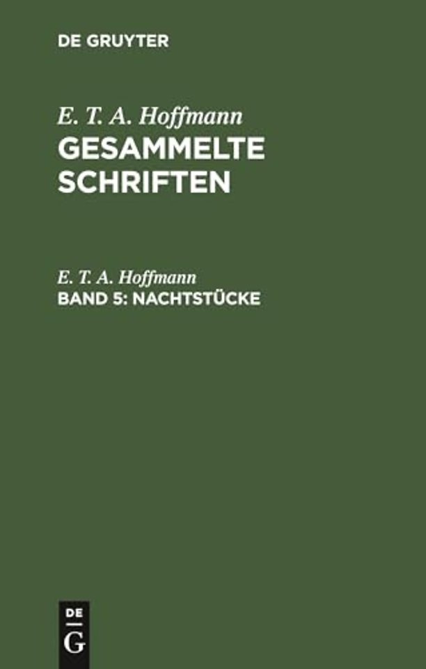 Nachtstücke – Zwei Theile