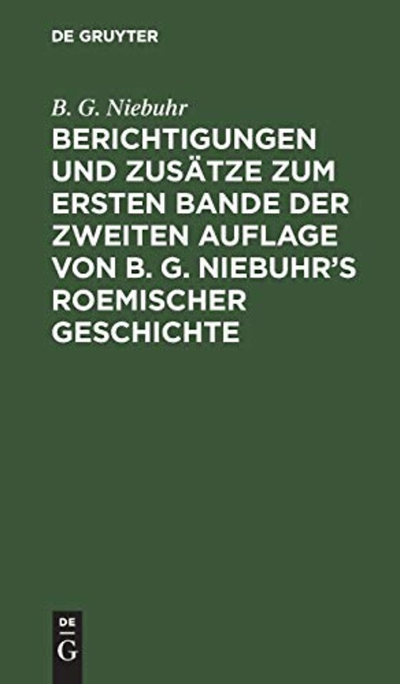 Berichtigungen und Zusätze zum ersten Bande der – Aus den Ergänzungen der 3ten Auflage mit Bewilligung der Verfassers zusammengestellt