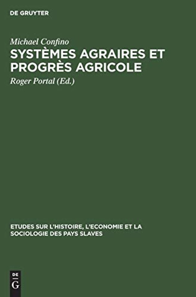 Systemes agraires et progres agricole