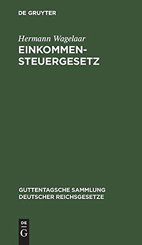 Einkommensteuergesetz – Vom 27. Februar 1939 in der Fassung des Gesetzes Nr. 12 der Allierten Kontrollbehörde (Kontrollrat) vom 11. Februar 1946