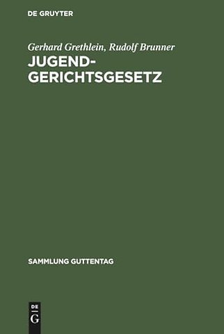 Jugendgerichtsgesetz – Kommentar