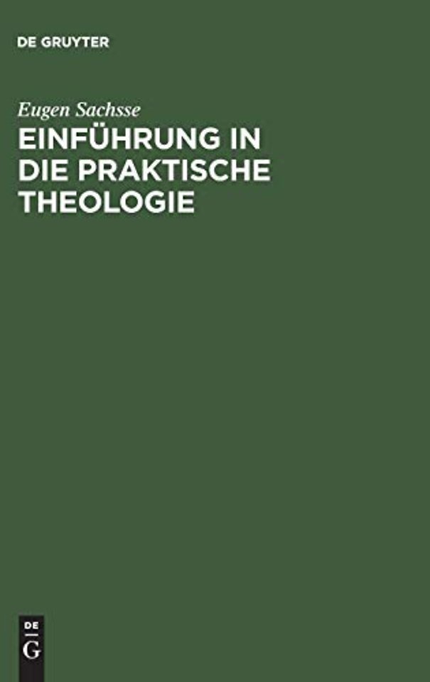 Einfuhrung in die praktische Theologie