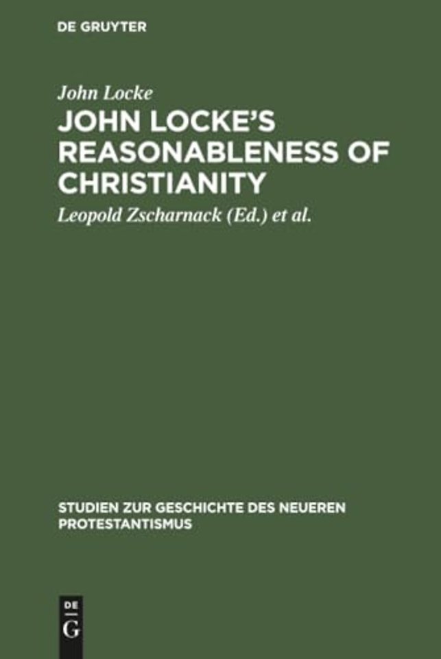 John Locke's Reasonableness of Christianity
