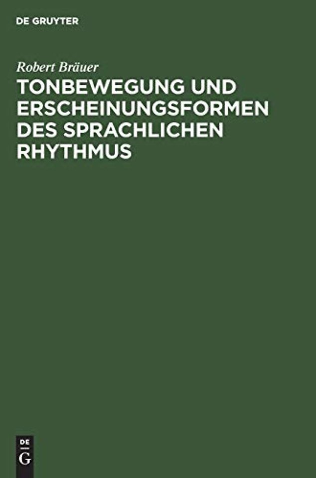 Tonbewegung und Erscheinungsformen des sprachlic – Profile des deutschen Blankverses