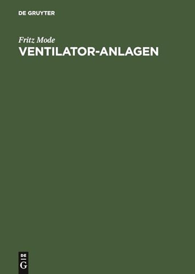 Ventilator-Anlagen